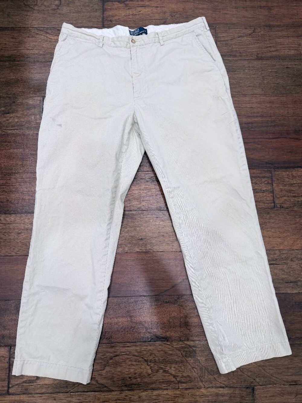 Polo Ralph Lauren Classic Chino Pants Men’s 40x32 Khaki Cotton Casual (read)